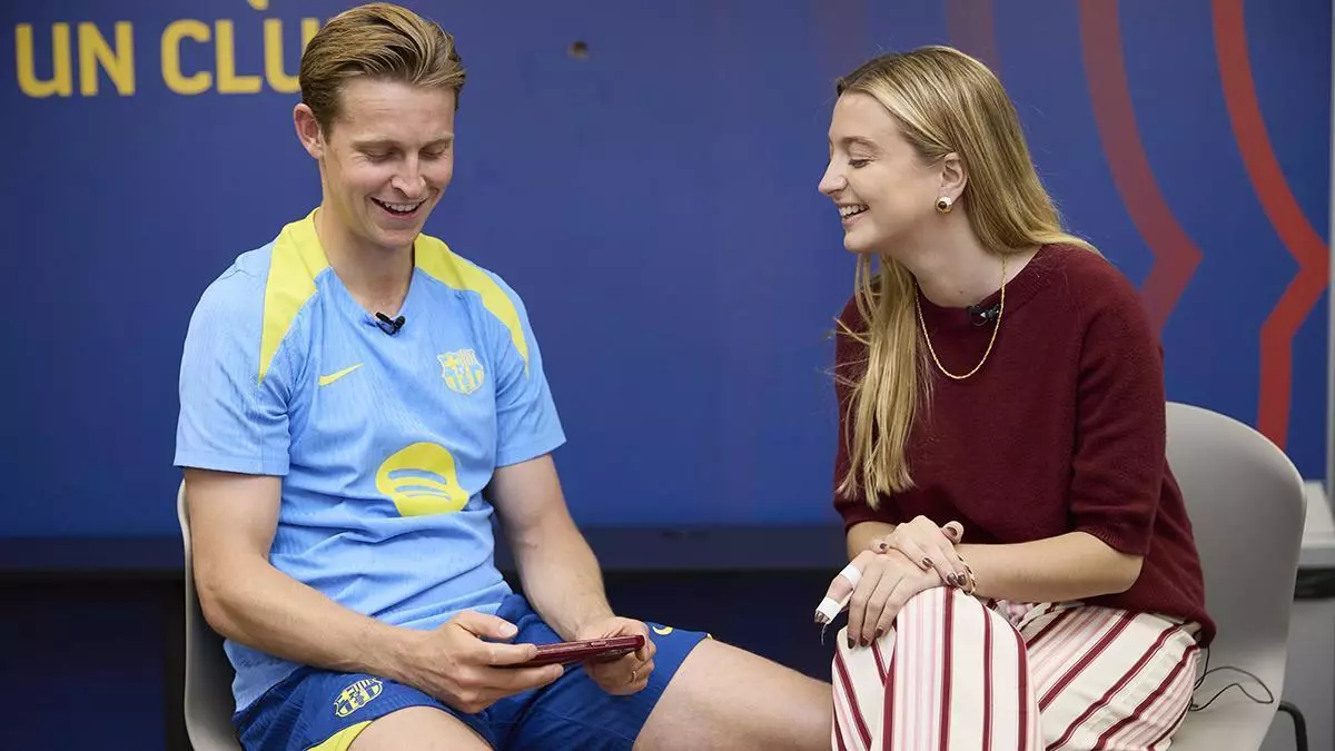 Frenkie, ¿Eres capaz de adivinar los 4 jugadores que han coincidido en el campo?
