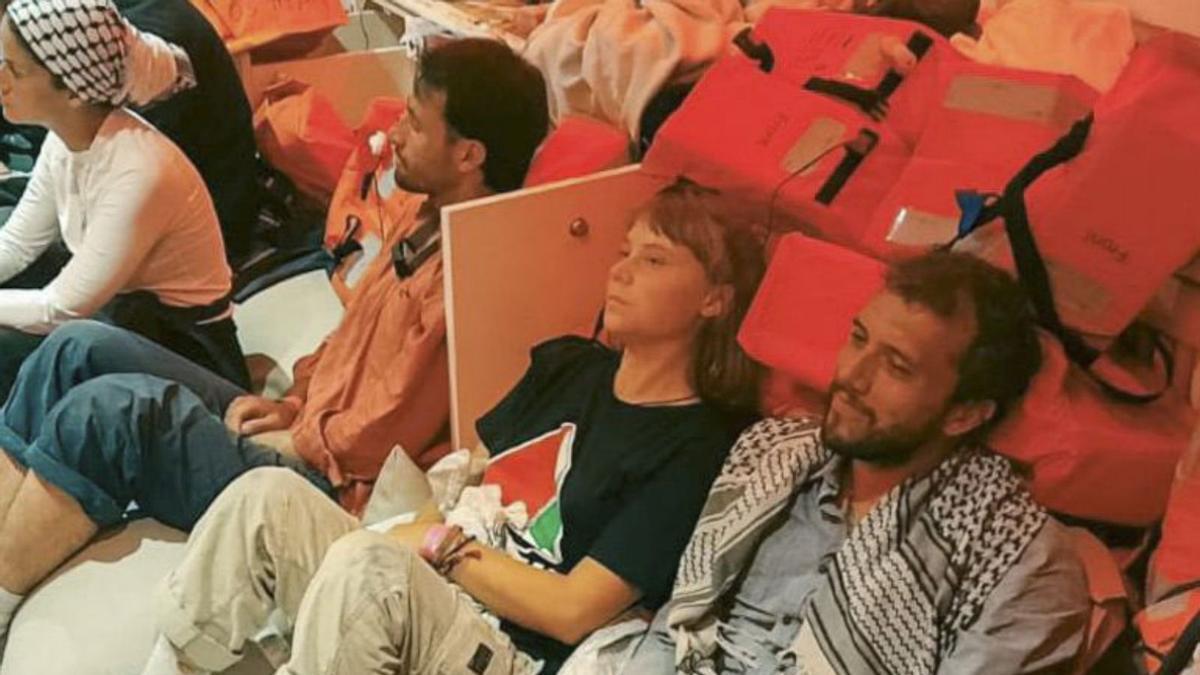 Greta Thunberg y otros activistas detenidos por Israel