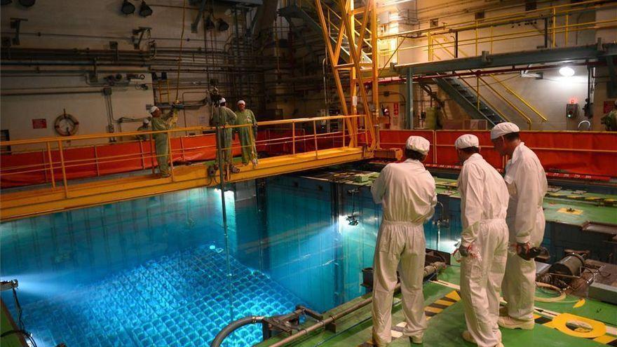 Interior de la central nuclear de Almaraz.