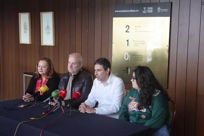 Presentación en A Coruña de la Gala de los XI Premios Juan Mayorga de Artes Escénicas