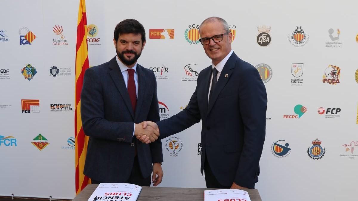 Acord de col·laboració de la Oficina d’Atenció als Clubs amb la Federació Catalana de Tir amb Arc