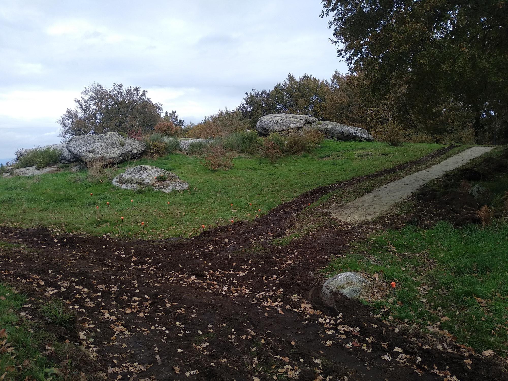 Estado de las obras en el Castrro de Toiriz