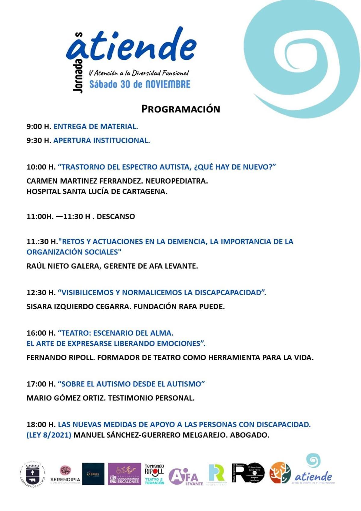 ProgramaJornadasAtiendeCaravaca