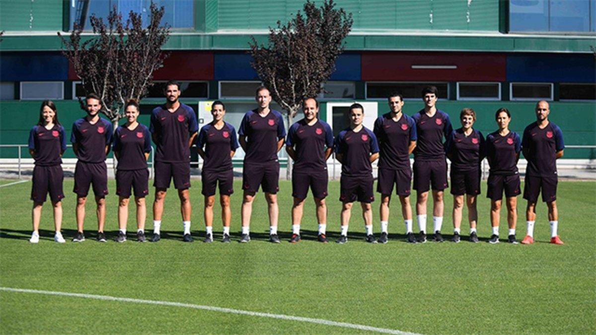 El 'staff' del Barça femenino