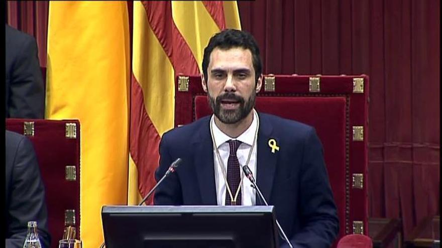 Torrent: "Voy a respetar el derecho de expresión de los que están aquí y de los que no"