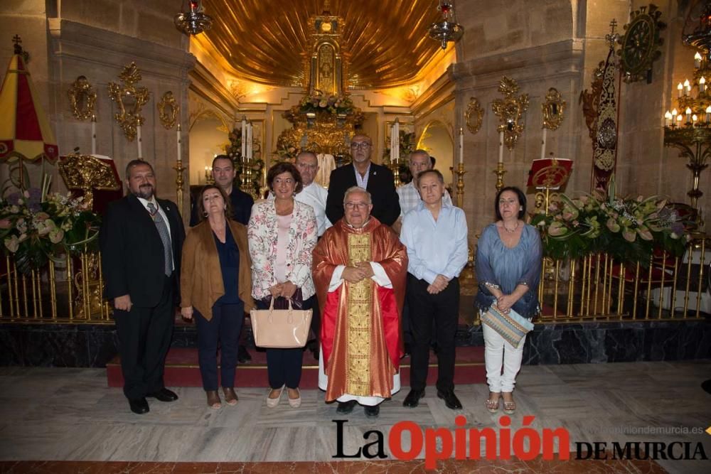 Homenaje a Alfonso Moya, Rector de la Basílica de