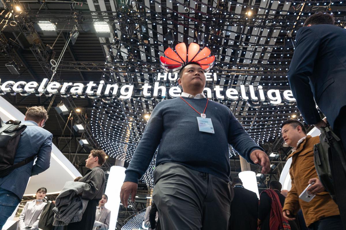 L'estand d'Huawei al Mobile World Congress