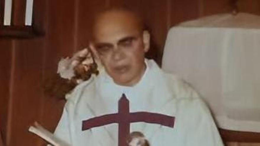 El Padre Jaime días antes de su muerte.