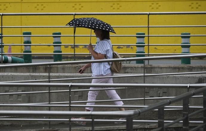 LAS PALMAS DE GRAN CANARIA. Ligeras lluvias en la ciudad  | 25/06/2019 | Fotógrafo: José Pérez Curbelo