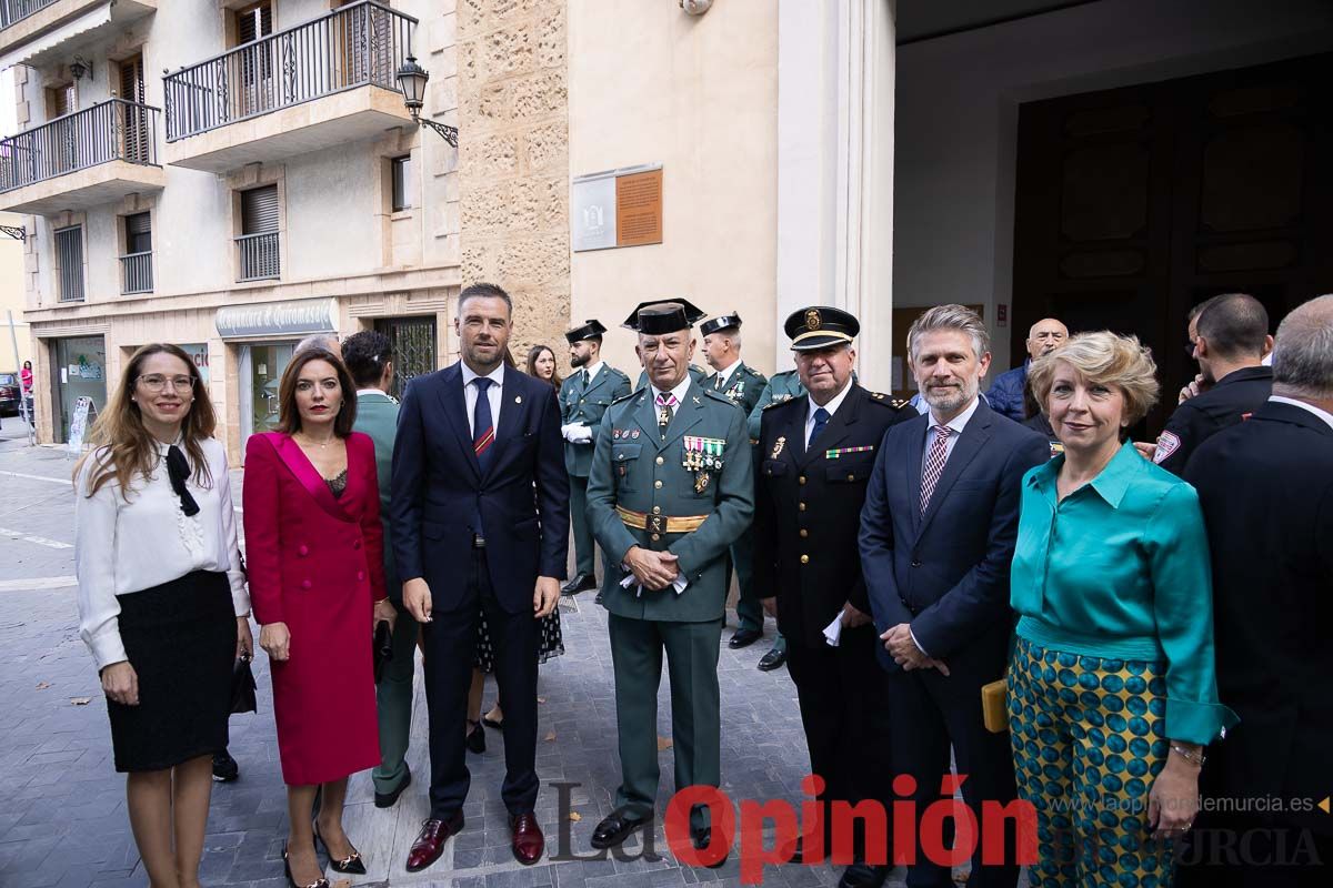 Celebración de la patrona de la Guardia Civil en Caravaca