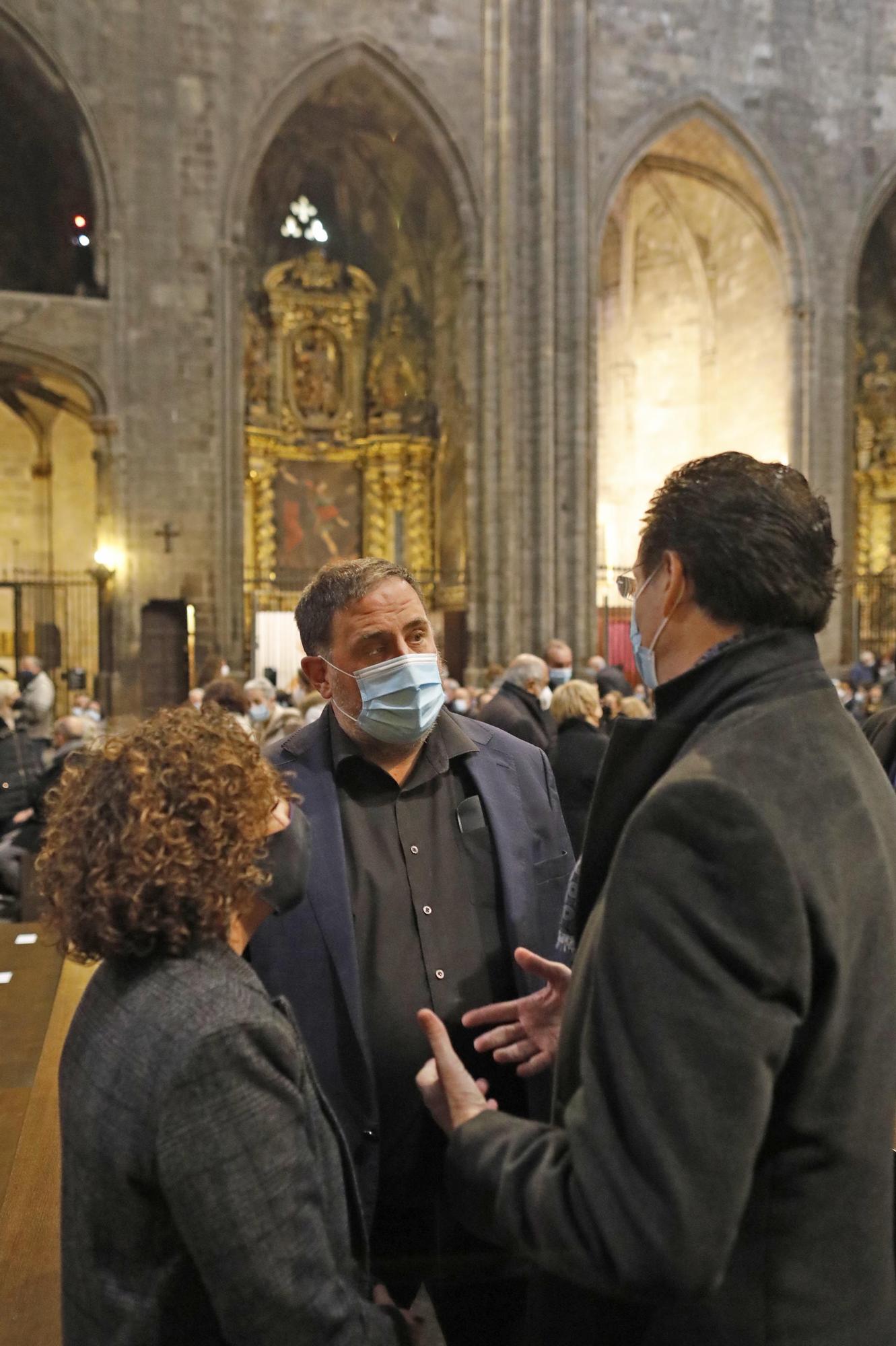 La Catedral de Girona s'omple per acomiadar Francesc Pardo