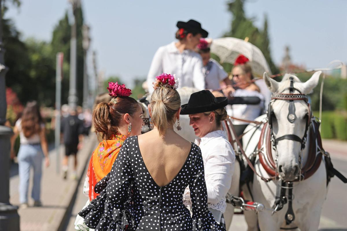 El arte ecuestre toma los Jardines del Alcázar de los Reyes Cristianos para dar el pistoletazo de salida a la Feria de Nuestra Señora de la Salud