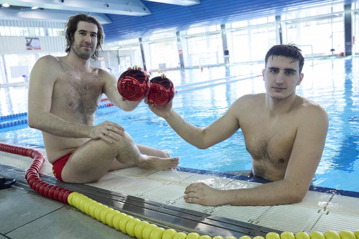 Miguel de Toro y Biel Gomila, en el CAR de Sant Cugat