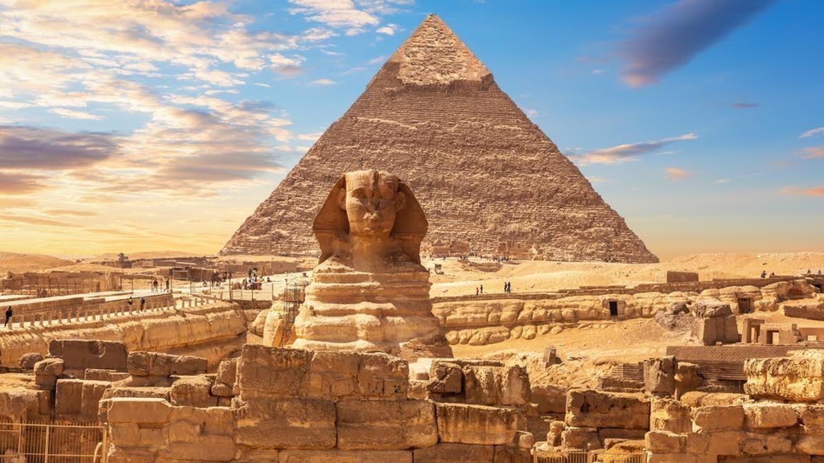 Imagen de la gran Esfinge de Giza