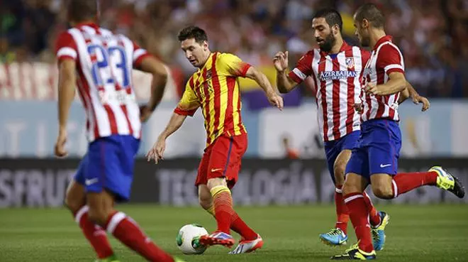 La ida de la Supercopa, en imágenes