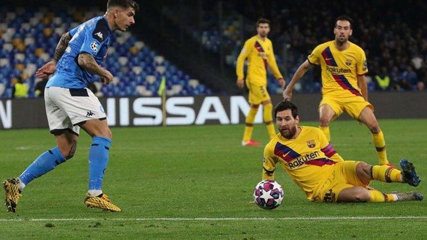 El Barça-Nápoles se jugará a puerta cerrada