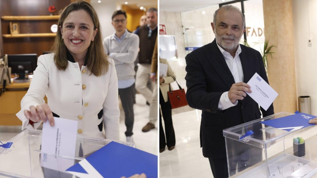 Llegó el día D de FADE: Calvo y Ferreira, "confiados" de lograr la presidencia en las urnas