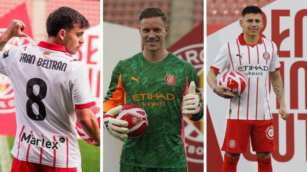 Els tres fitxatges del mercat d'hivern del Girona FC