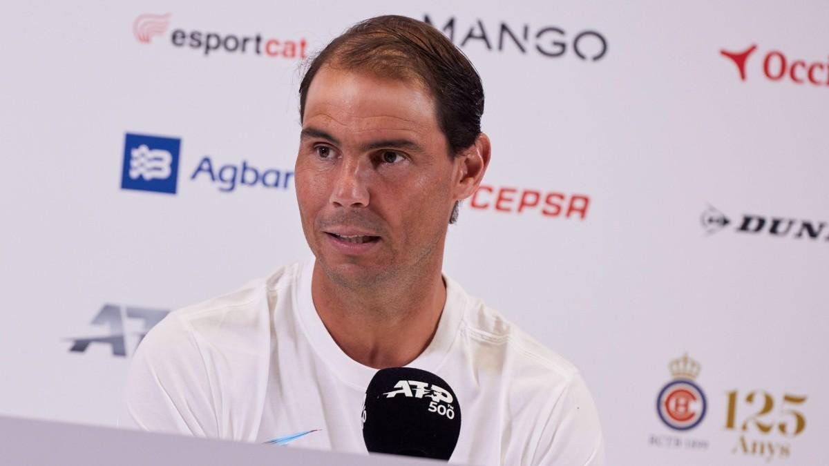 Nadal, en rueda de prensa