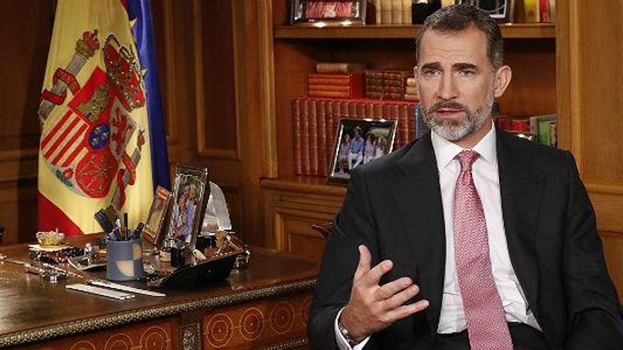 El Rey defiende una España unida de manos tendidas y no de &quot;divisiones&quot;