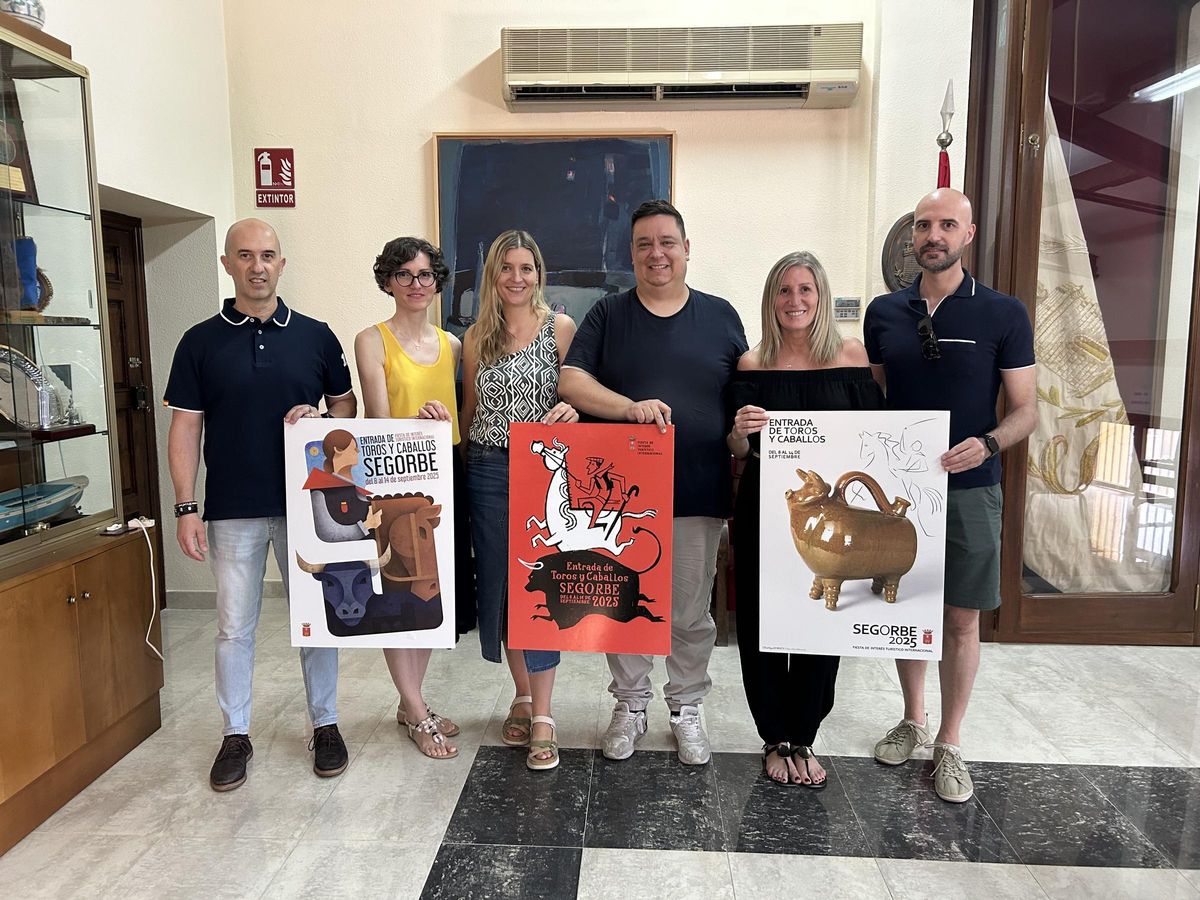 Los carteles ganadores.
