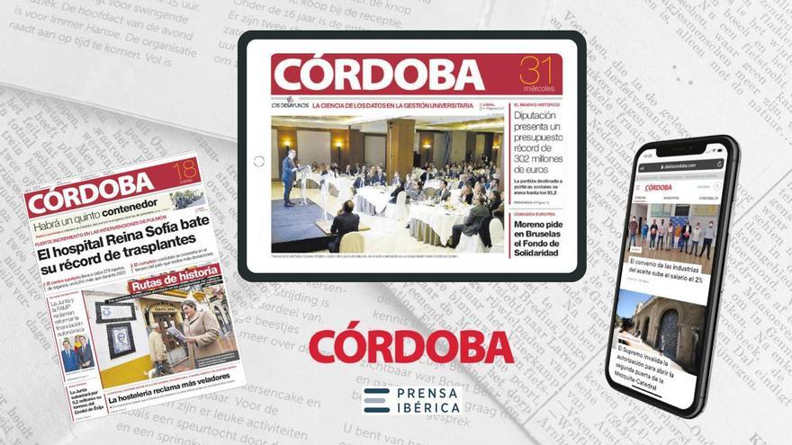 ¡Bajada de precios y nuevas tarifas! Descubre la edición impresa digital de Diario CÓRDOBA