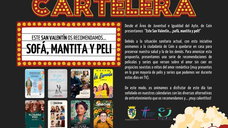 Sofá manta y peli por San Valentín