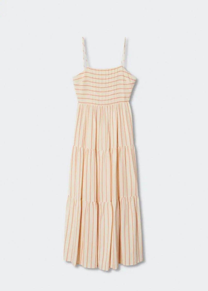 Vestido fluido rayas de Mango (precio: 27,99 euros)