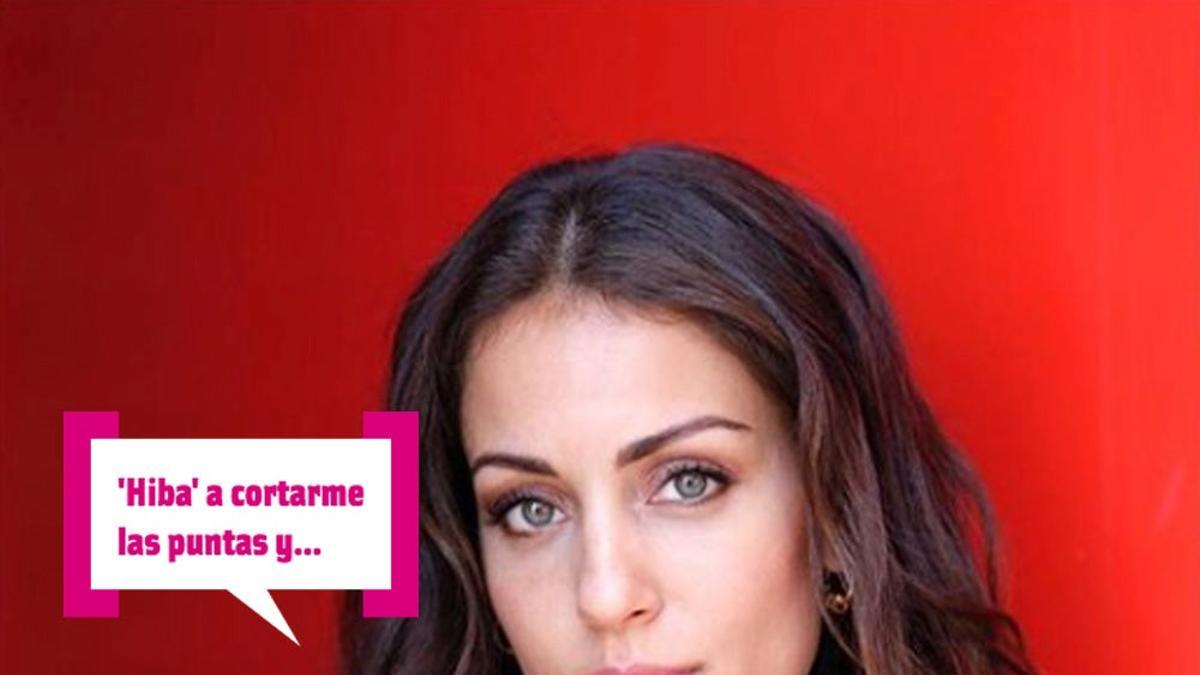 Hiba Abouk se corta el pelo