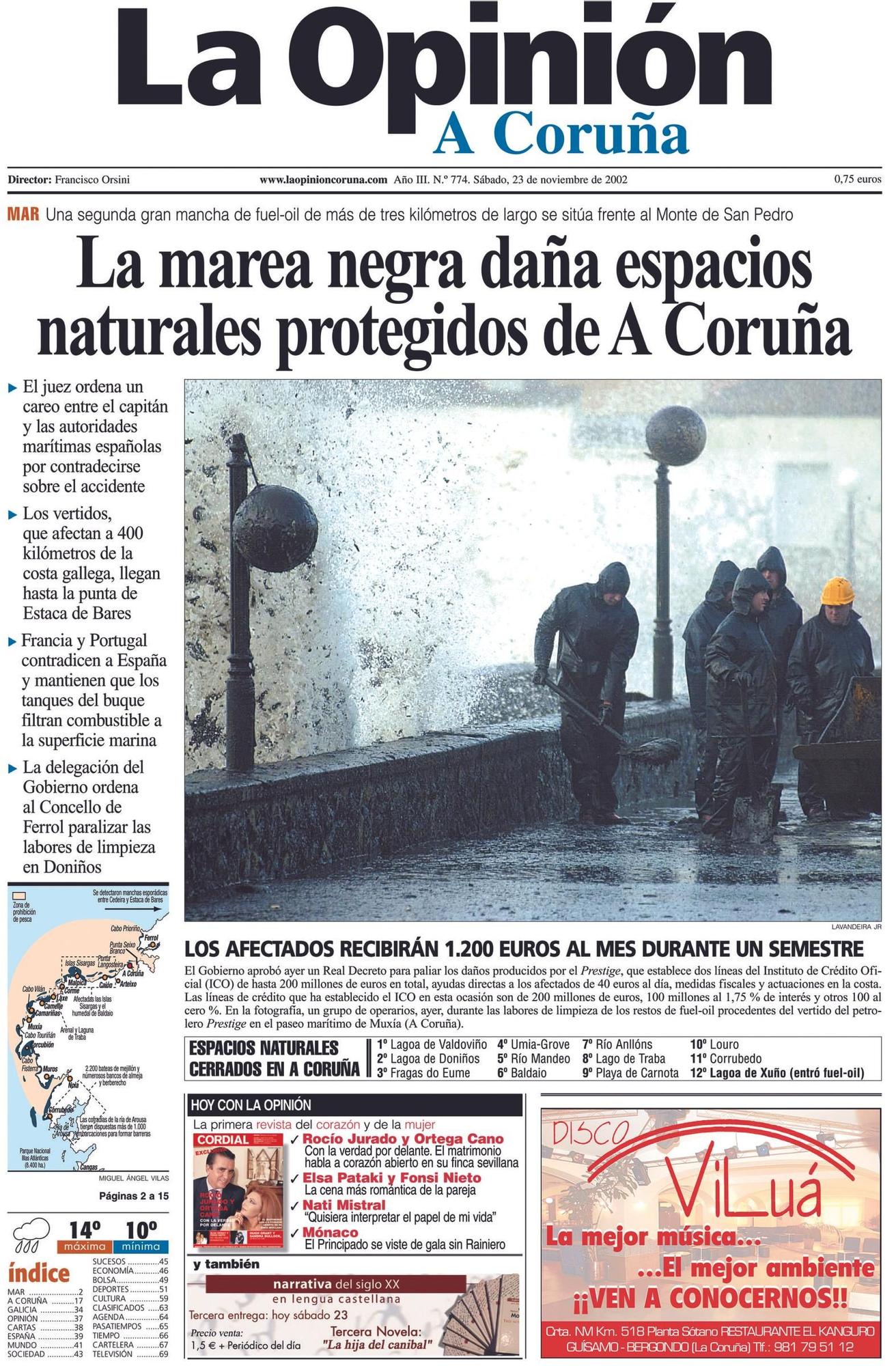 Las portadas destacadas de LA OPINIÓN en sus 25 años que puedes encontrar en la exposición de La Marina