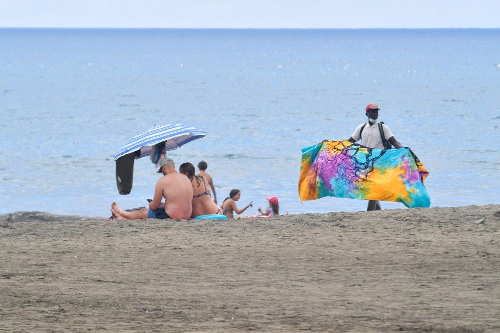 Playa de San Agustín, en San Bartolomé de Tirajana