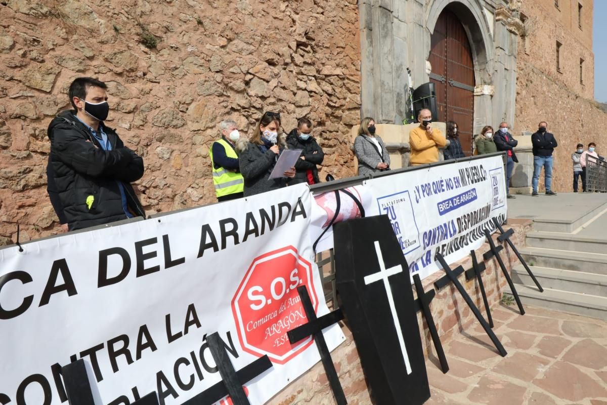 La comarca del Aranda vuelve a movilizarse contra su «olvido» institucional