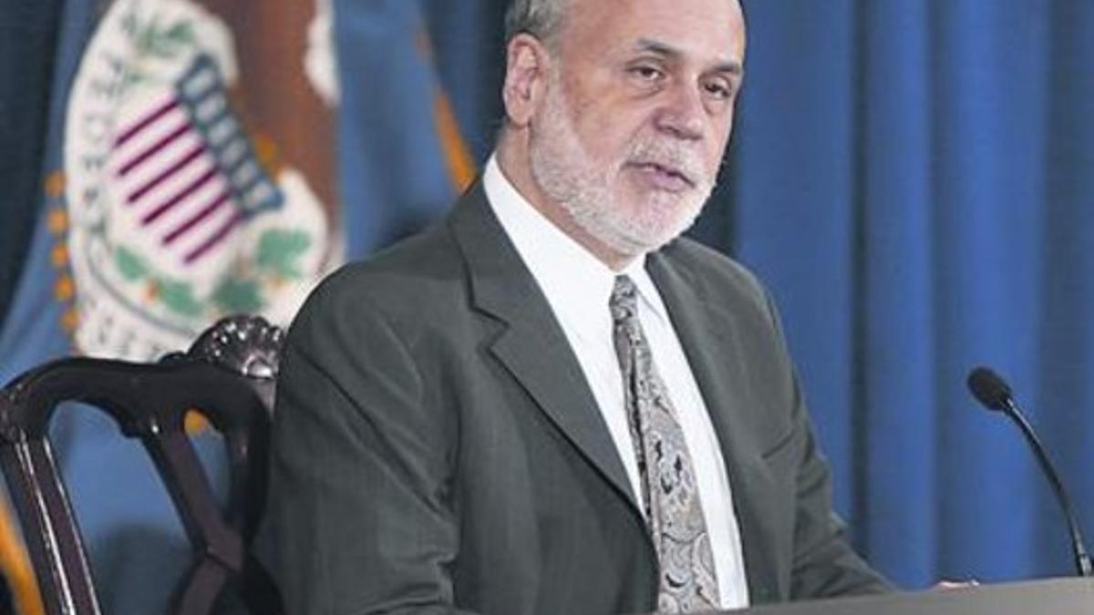 Comparecencia 8 Ben Bernanke, ayer en Washington.