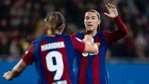 Mariona y Patri marcaron los goles del Barça ante el Athletic