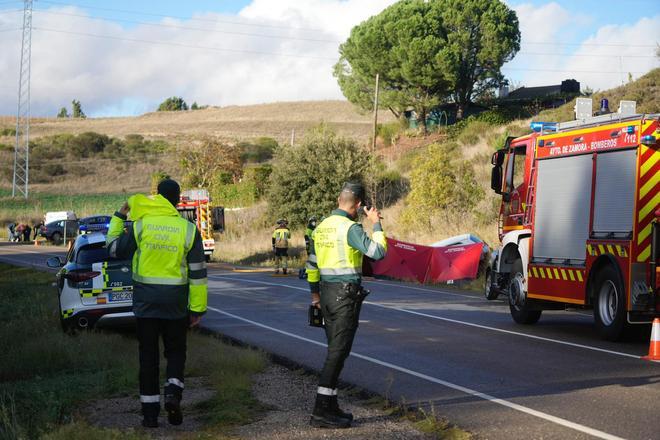 Accidente mortal en Zamora: Fallece una persona y otra herida grave en una colisión frontal