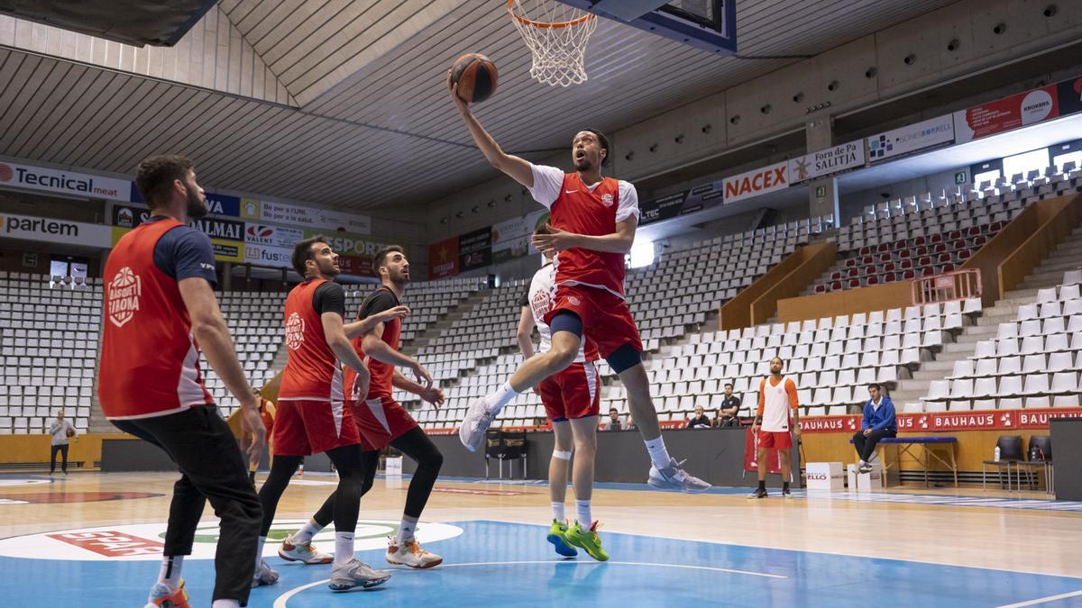 John Jenkins ha fet aquest matí el primer entrenament amb el Bàsquet Girona