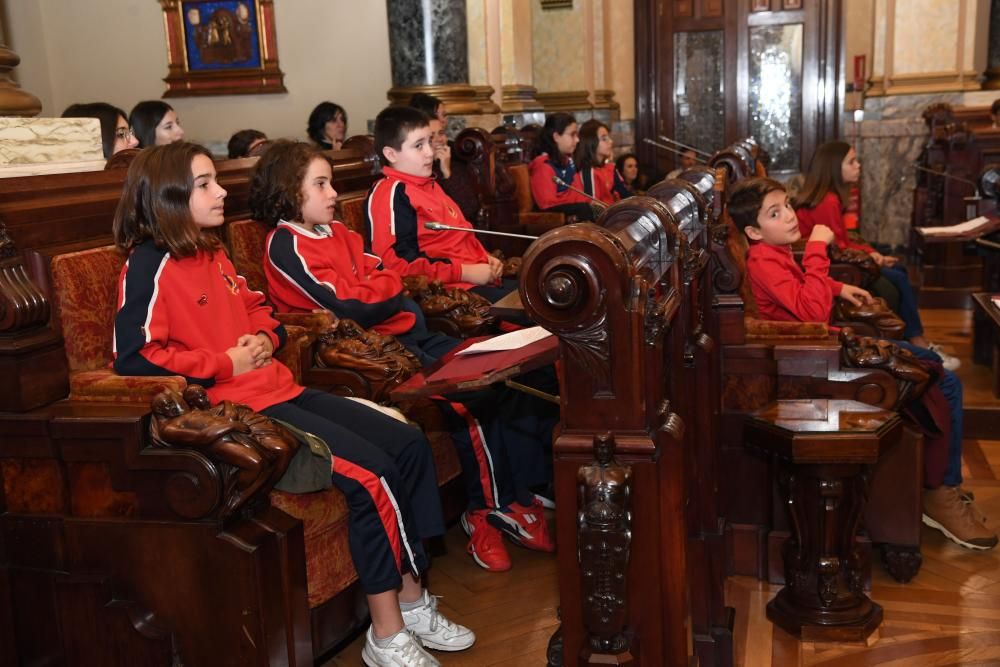 Pleno infantil en A Coruña