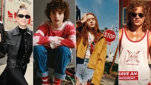 Millie Bobby Brown, Finn Wolfhard, Sadie Sink y Dacre Montgomery, los ídolos de ’Stranger Things’ y de las marcas de moda.