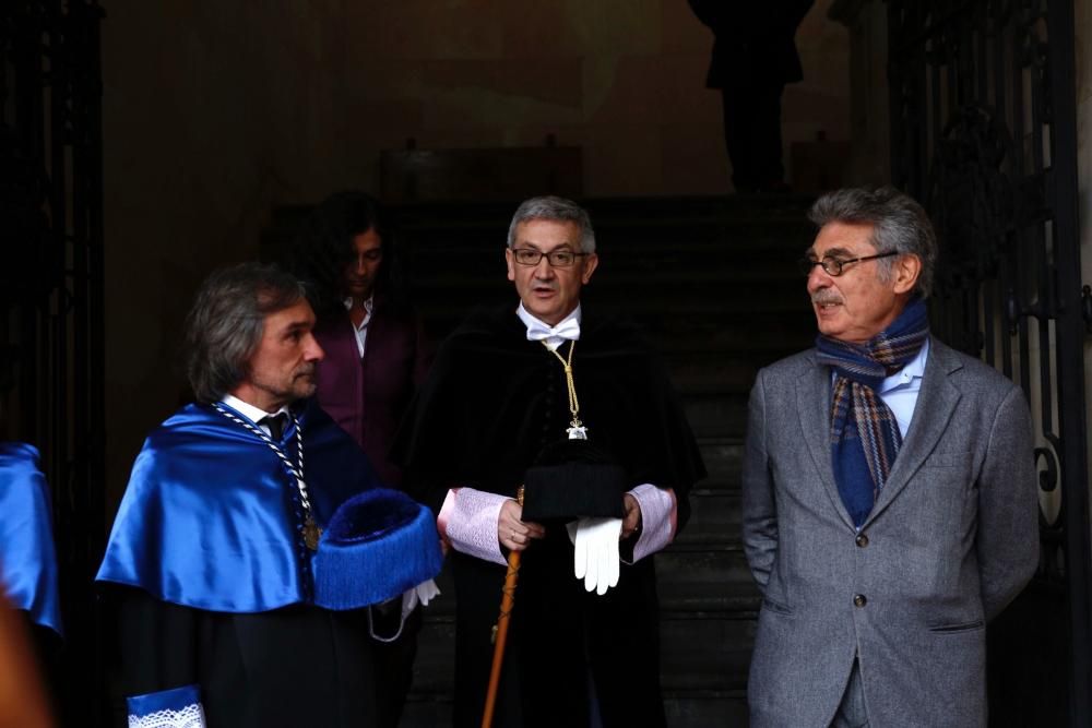 Acto de celebración de la Festividad de Santo Tomas de Aquino en el edificio histórico de la Universidad de Oviedo.