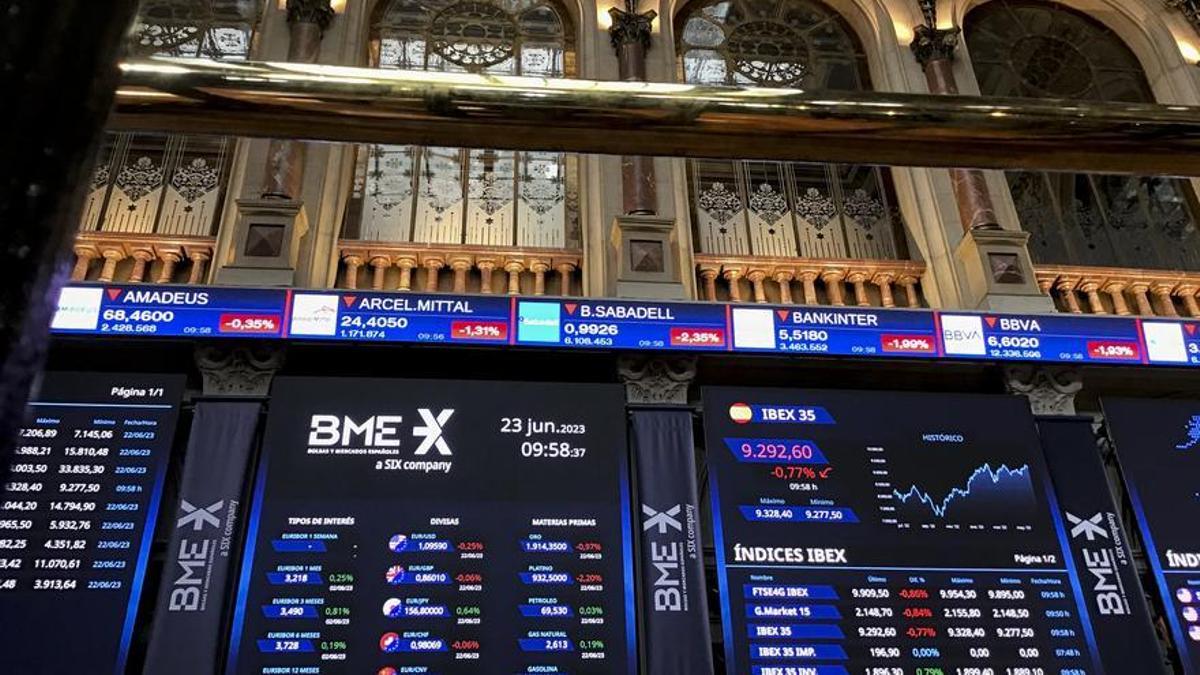 El Ibex 35 abre el miércoles con una bajada del 0,44%