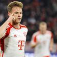 Kimmich celebrando el tanto ante el Arsenal