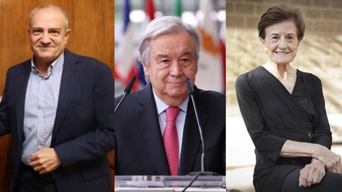Alfonso Gómez, Adela Cortina y António Guterres