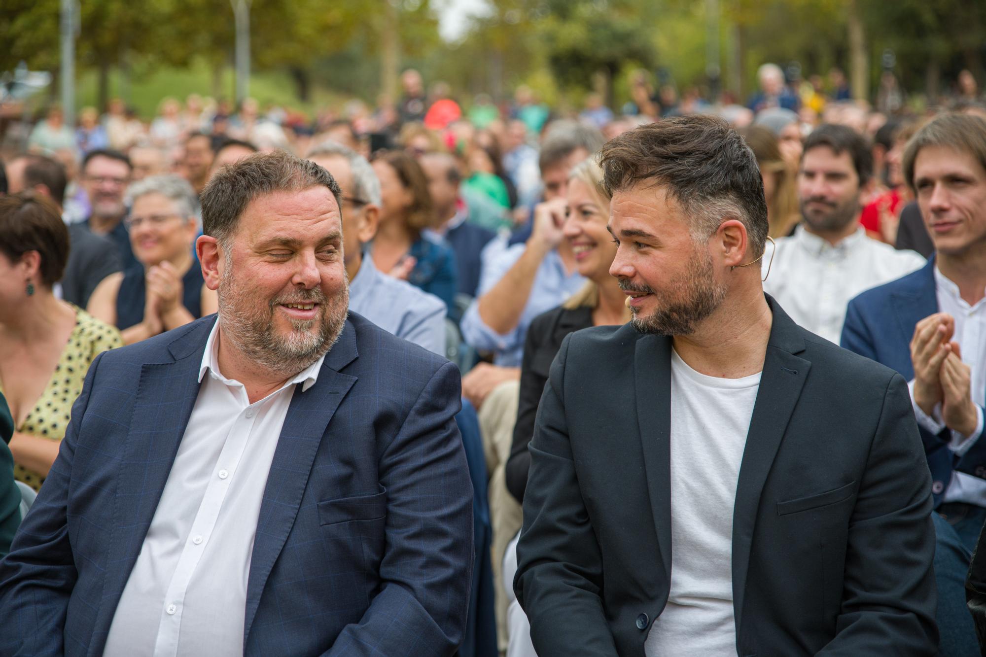 Oriol Junqueras y Gabriel Rufián