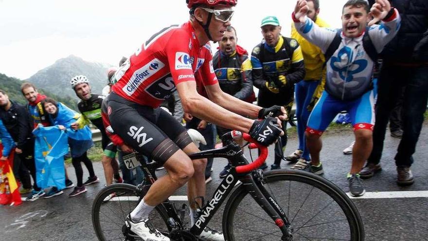 Froome, en la Cueña les Cabres.