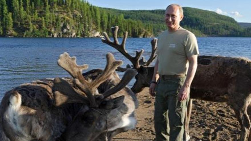 Putin en la república siberiana de Tuva