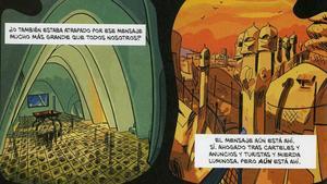 Viñetas de ’El fantasma de Gaudí’.