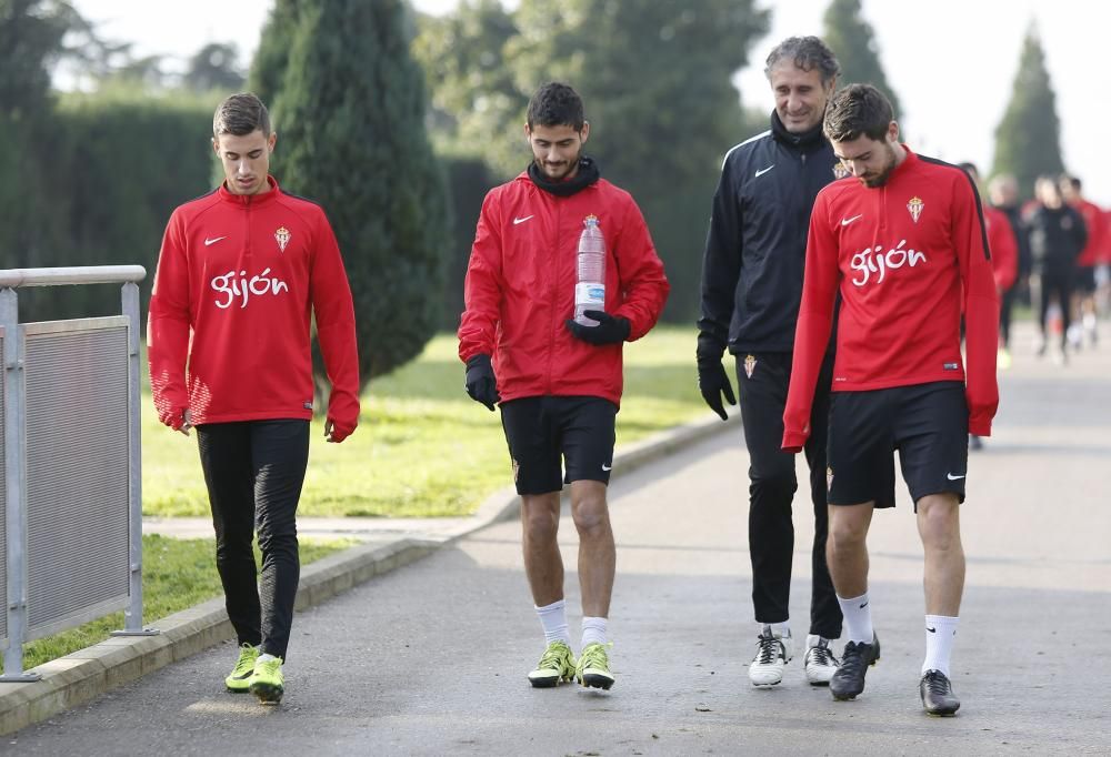 Entrenamiento del Sporting