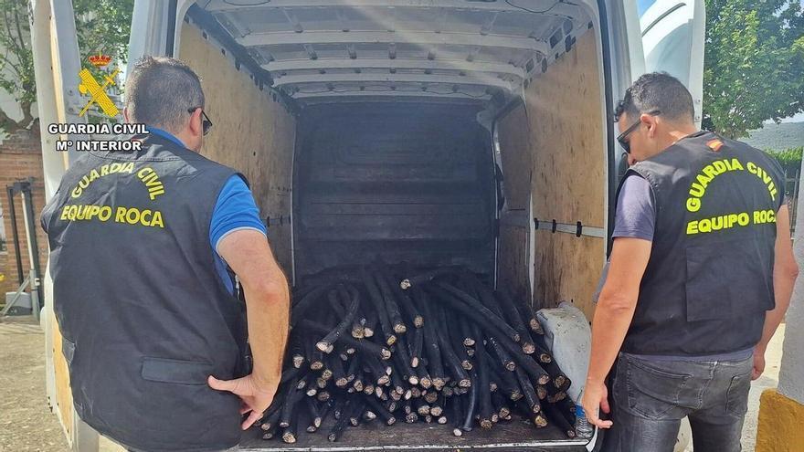 Detenidas 39 personas por el robo de 134 kilómetros de cable de cobre en 9 provincias, entre ellas Lugo