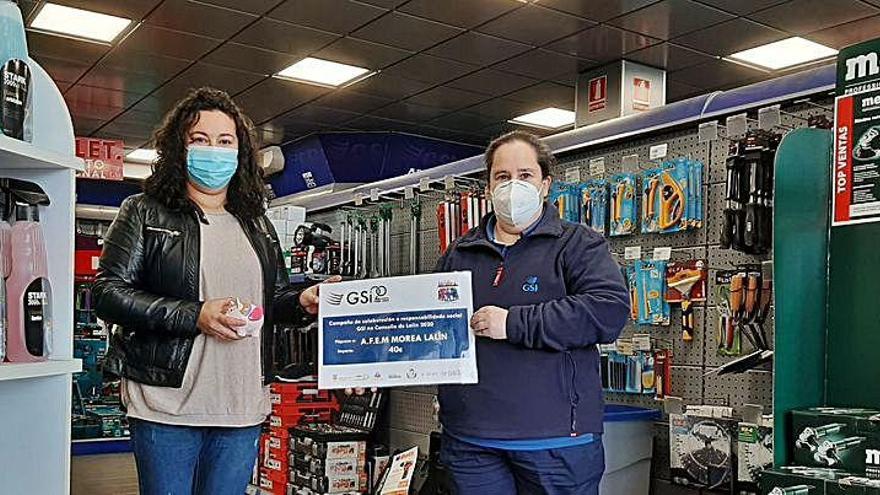 GSI entrega un donativo a AFEM Morea