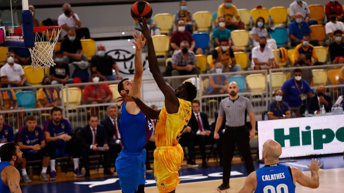 Nikola Mirotic, en un duelo contra Gran Canaria esta temporada